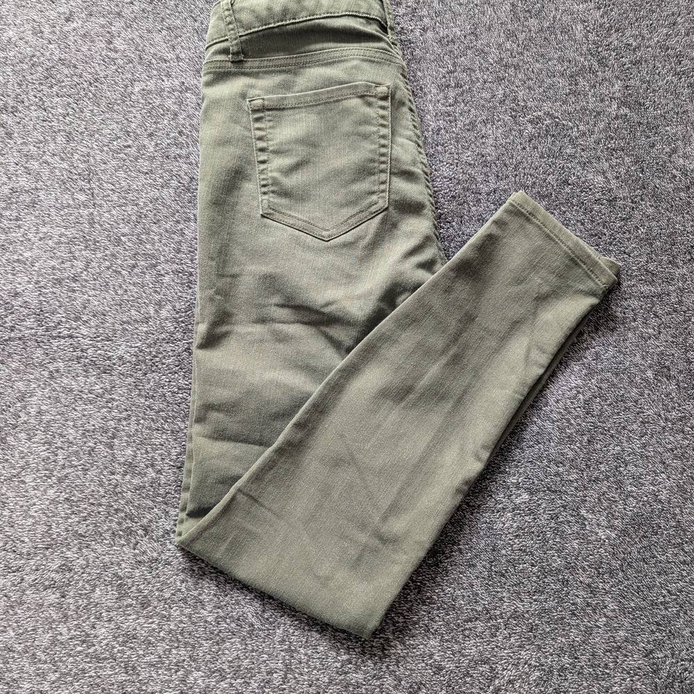 Joe Fresh Olive Green Skinny Jeans